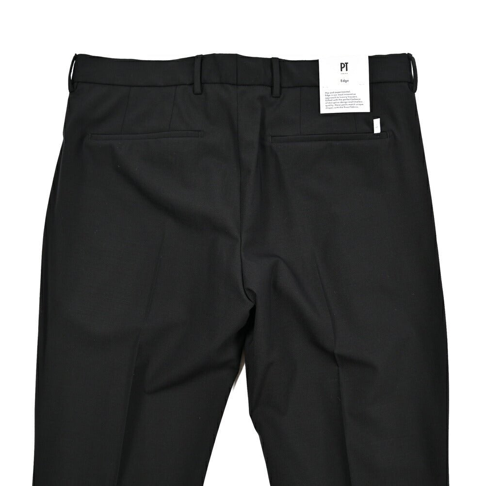 SALE|PT TORINO Edge "UNDICI" ストレッチウール ワンタックスラックス|423917 - 44|GUARDAROBA MILANO OFFICIAL STORE