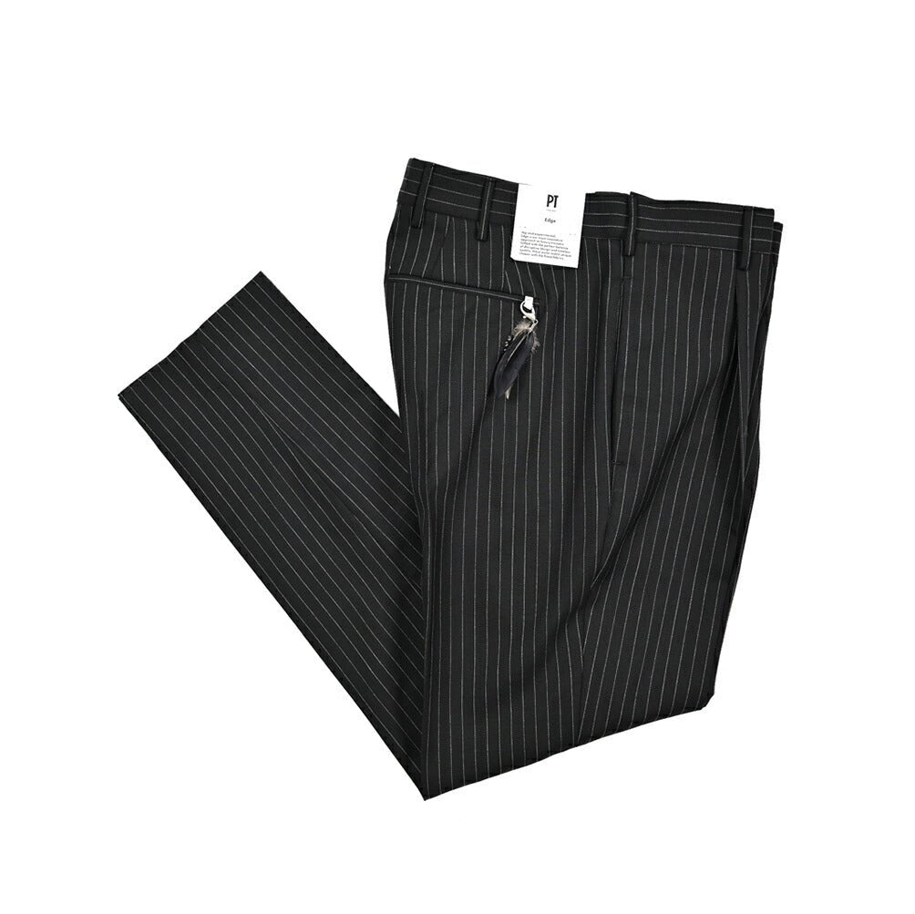 SALE|PT TORINO Edge "UNDICI" SUPER 100's ヴァージンウール100% ワンタックスラックス|423080 - 48|GUARDAROBA MILANO OFFICIAL STORE