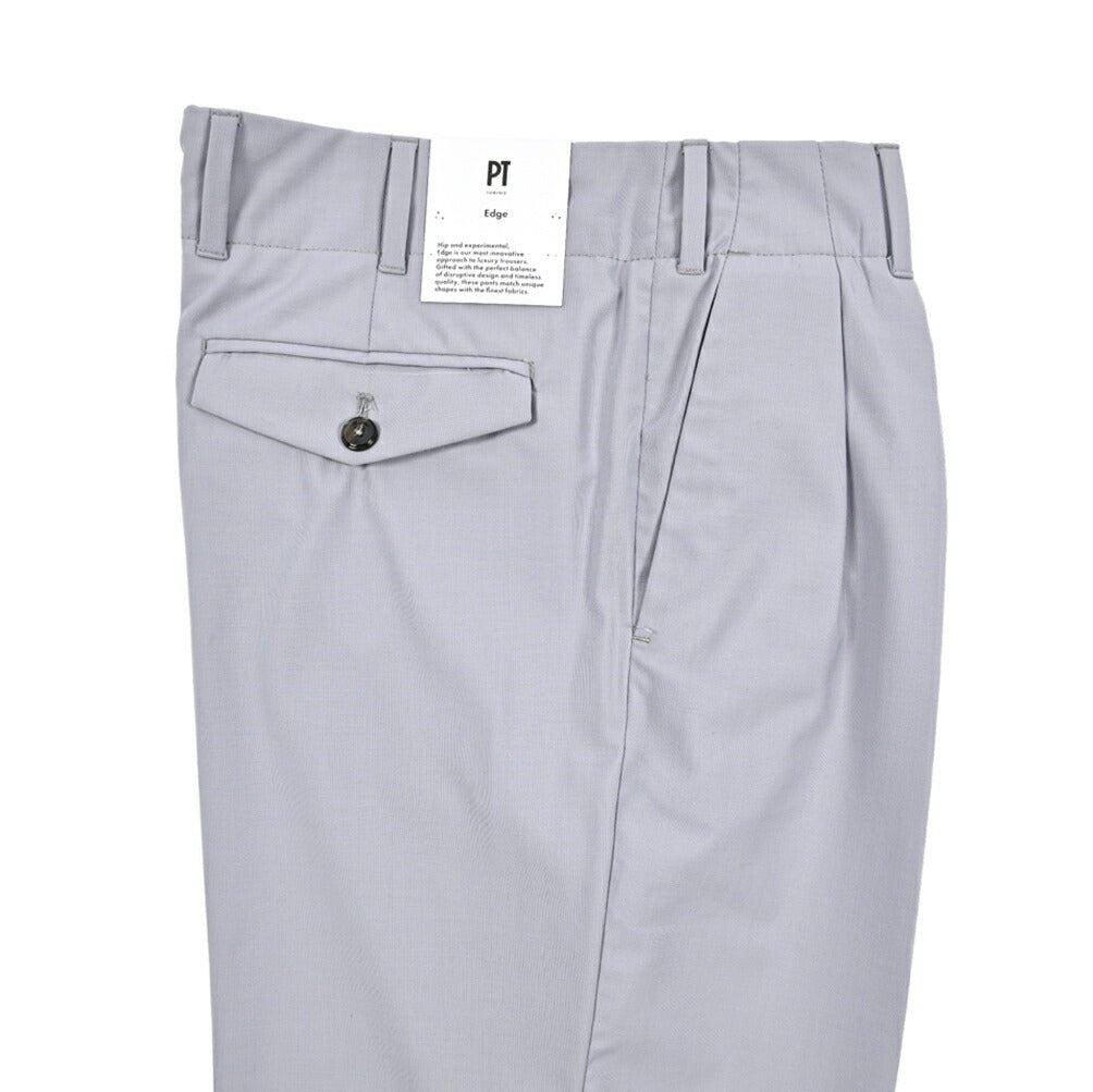 SALE|PT TORINO Edge "VENTI" ストレッチウール ツータックワイドスラックス|423400 - 48|GUARDAROBA MILANO OFFICIAL STORE