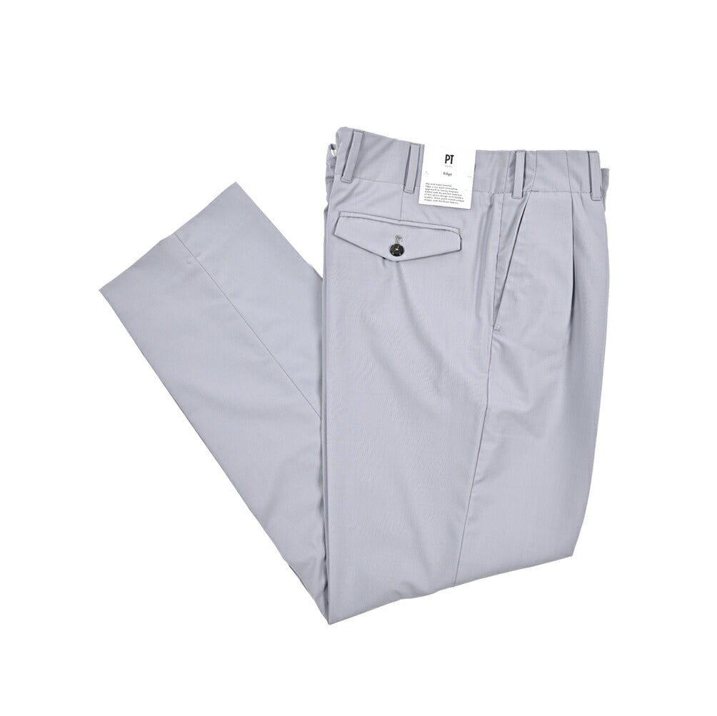 SALE|PT TORINO Edge "VENTI" ストレッチウール ツータックワイドスラックス|423400 - 48|GUARDAROBA MILANO OFFICIAL STORE