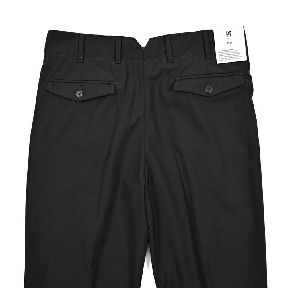 SALE|PT TORINO Edge "VENTI" ストレッチウール ツータックワイドスラックス|423481 - 46|GUARDAROBA MILANO OFFICIAL STORE
