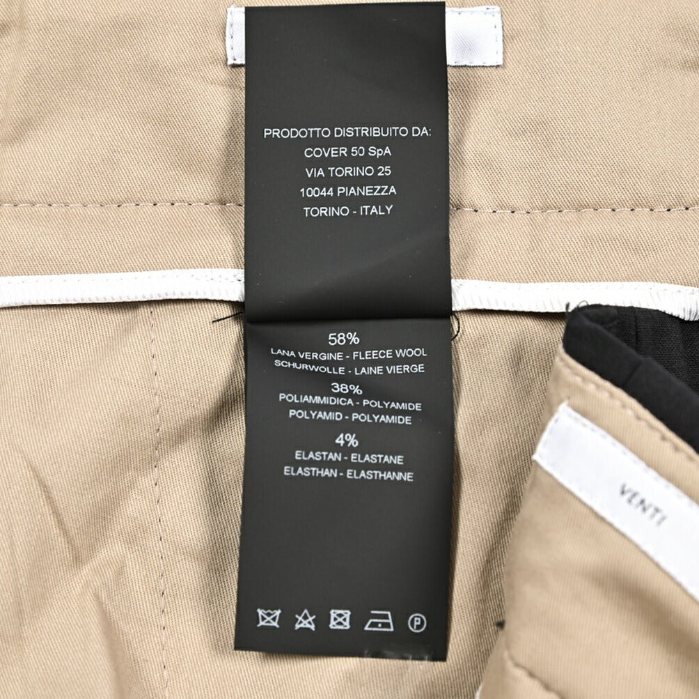 SALE|PT TORINO Edge "VENTI" ストレッチウール ツータックワイドスラックス|423481 - 46|GUARDAROBA MILANO OFFICIAL STORE
