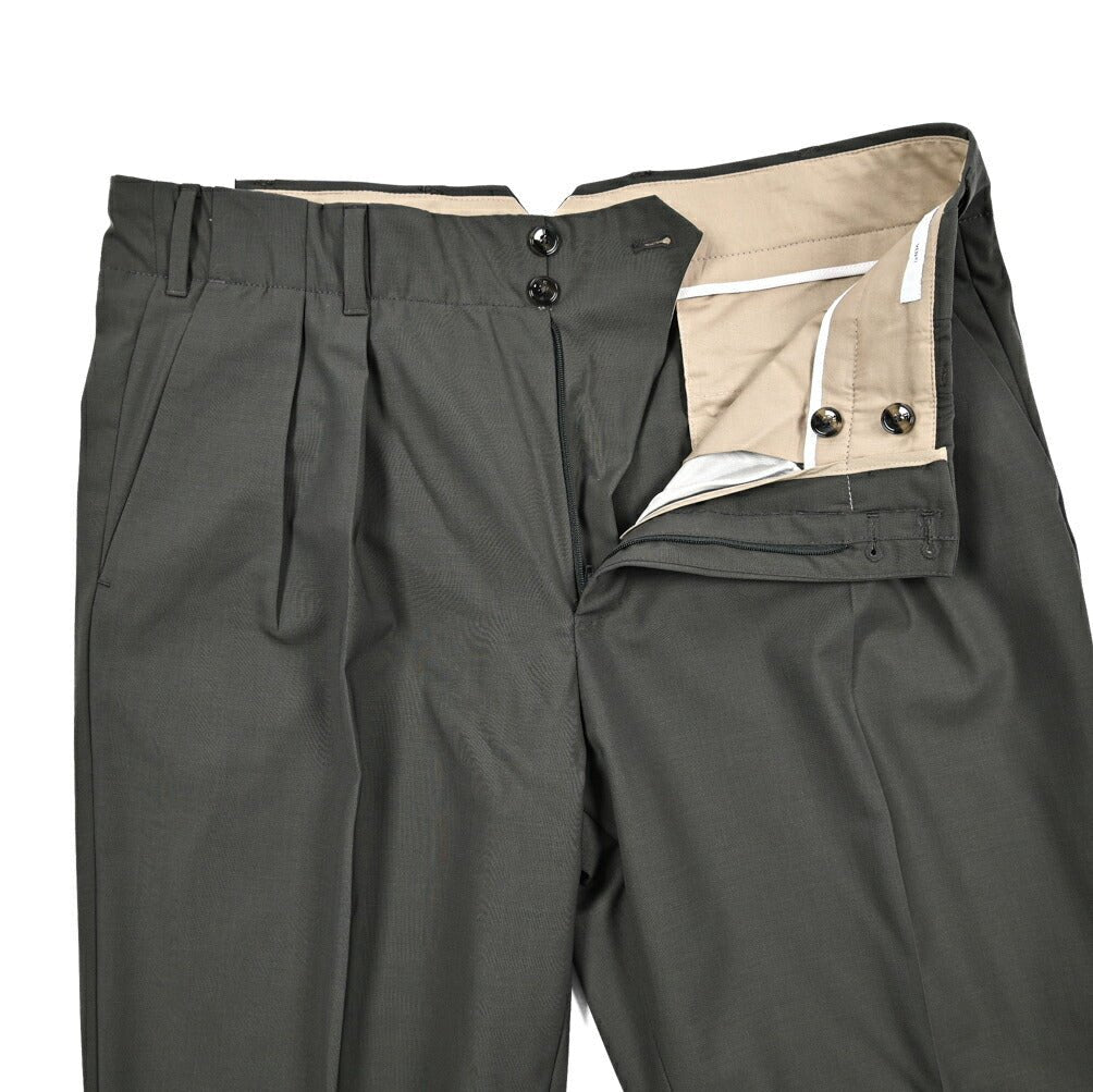 SALE|PT TORINO Edge "VENTI" ストレッチウール ツータックワイドスラックス|423758 - 46|GUARDAROBA MILANO OFFICIAL STORE