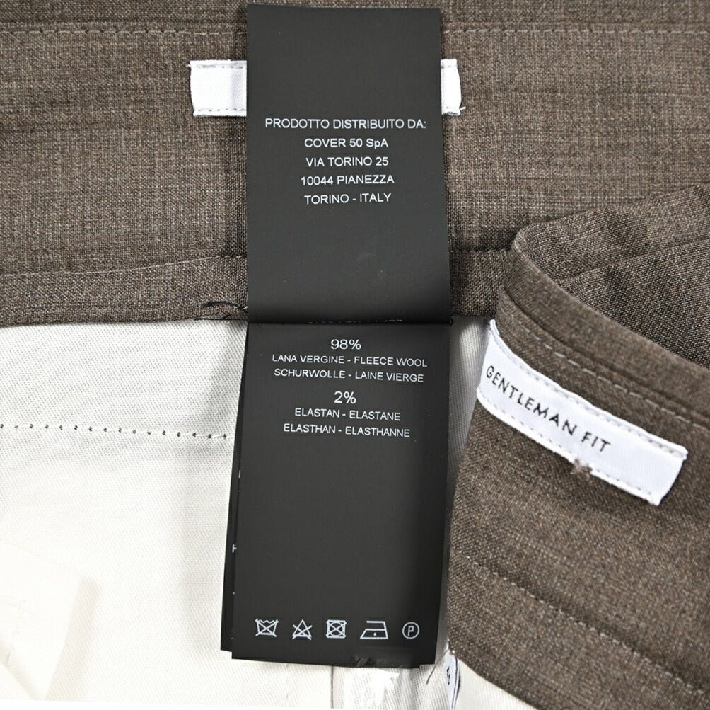 SALE|PT TORINO "GENTLEMAN FIT" ストレッチウール ツータックベルトレス スラックス|423385|GUARDAROBA MILANO OFFICIAL STORE
