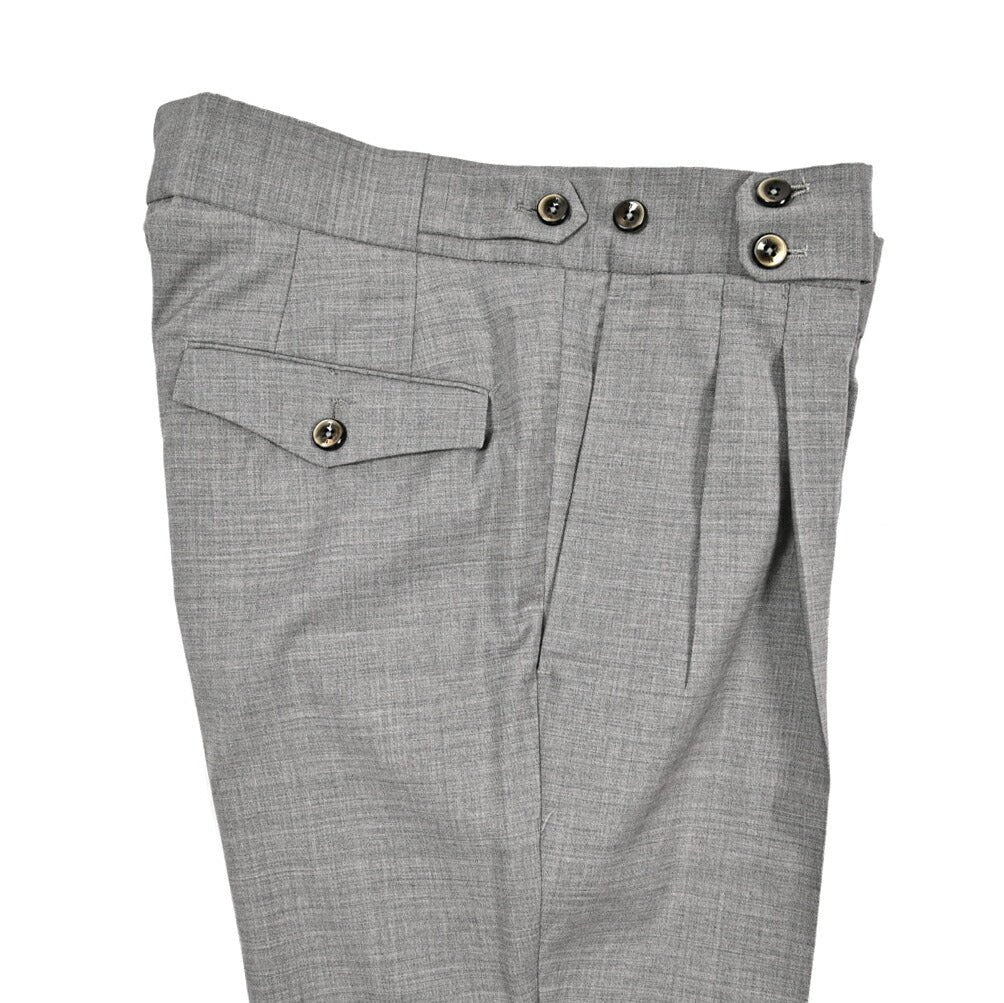 SALE|PT TORINO "GENTLEMAN FIT" ストレッチウール ツータックベルトレススラックス|423753|GUARDAROBA MILANO OFFICIAL STORE