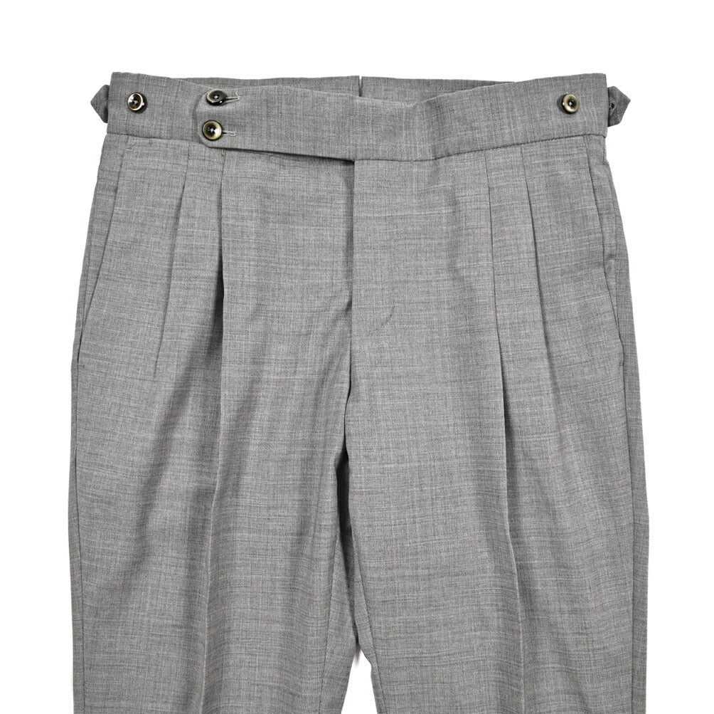 SALE|PT TORINO "GENTLEMAN FIT" ストレッチウール ツータックベルトレススラックス|423753|GUARDAROBA MILANO OFFICIAL STORE