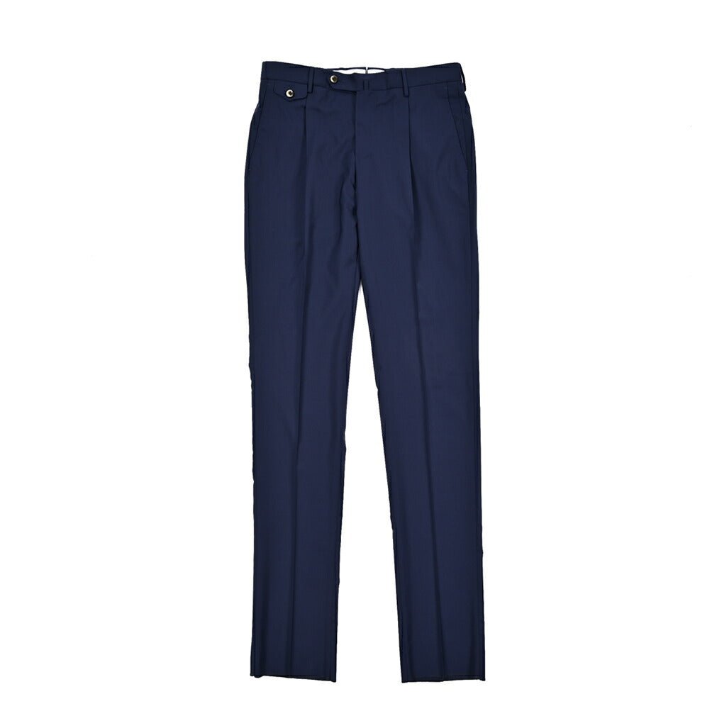 SALE|PT TORINO "GENTLEMAN FIT" ストレッチウール ワンタックスラックス|423824|GUARDAROBA MILANO OFFICIAL STORE