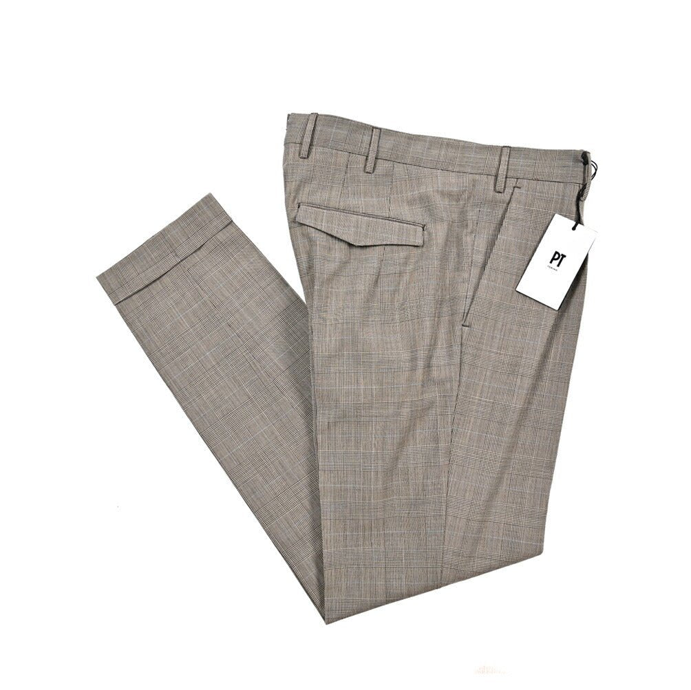 SALE|PT TORINO "MASTER FIT" ストレッチウール ワンタックスラックス|423028 - 46|GUARDAROBA MILANO OFFICIAL STORE