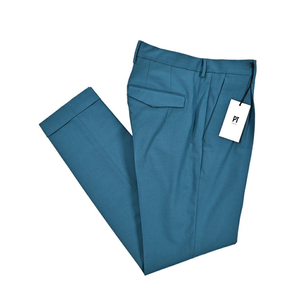 SALE|PT TORINO "MASTER FIT" ストレッチウール ワンタックスラックス|423117 - 46|GUARDAROBA MILANO OFFICIAL STORE