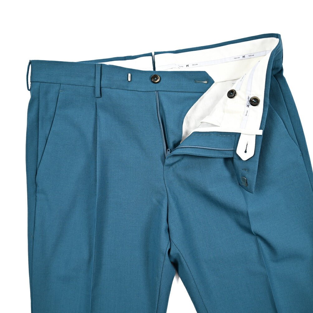 SALE|PT TORINO "MASTER FIT" ストレッチウール ワンタックスラックス|423117 - 46|GUARDAROBA MILANO OFFICIAL STORE