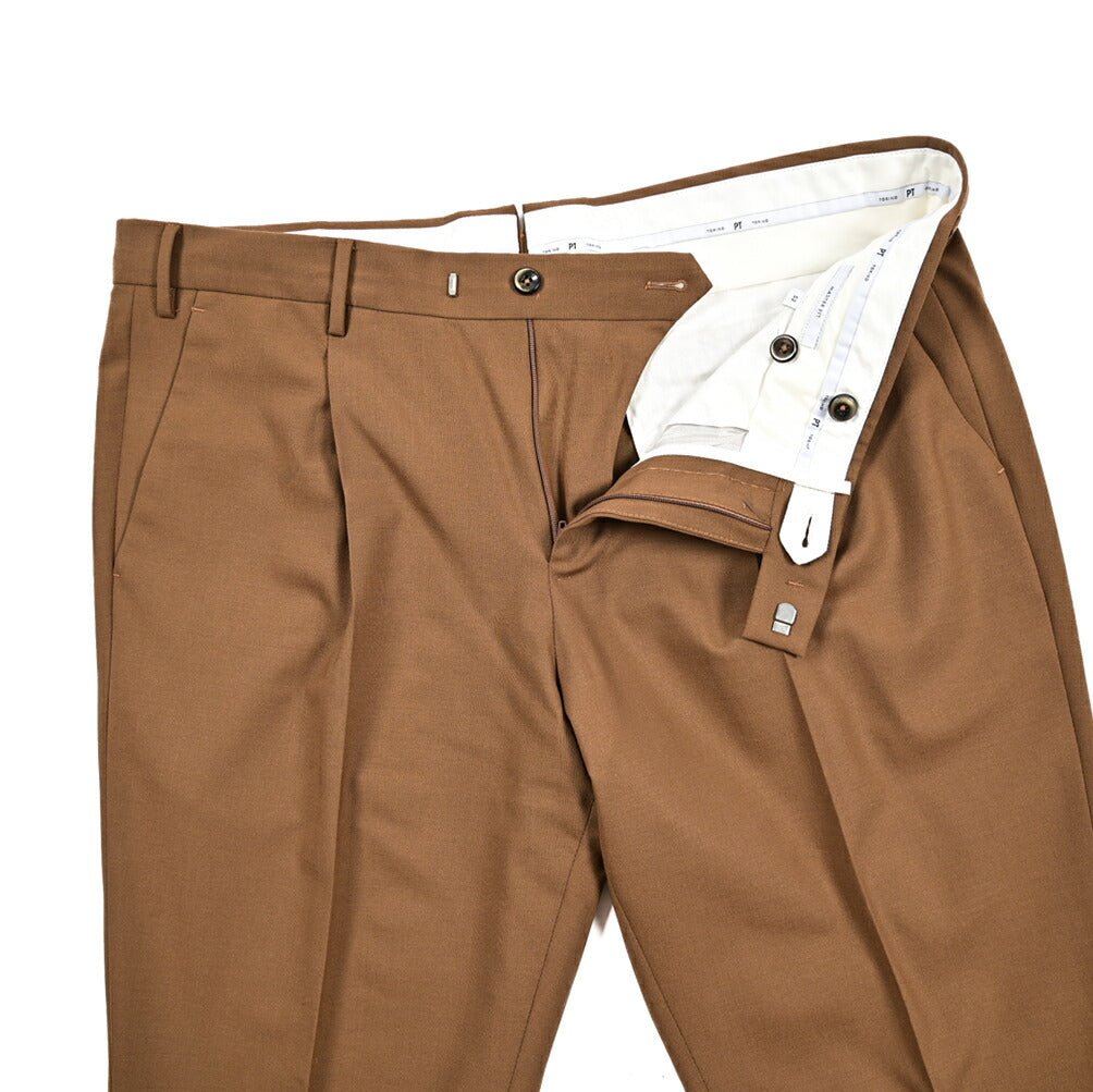 SALE|PT TORINO "MASTER FIT" ストレッチウール ワンタックスラックス|423221 - 52|GUARDAROBA MILANO OFFICIAL STORE