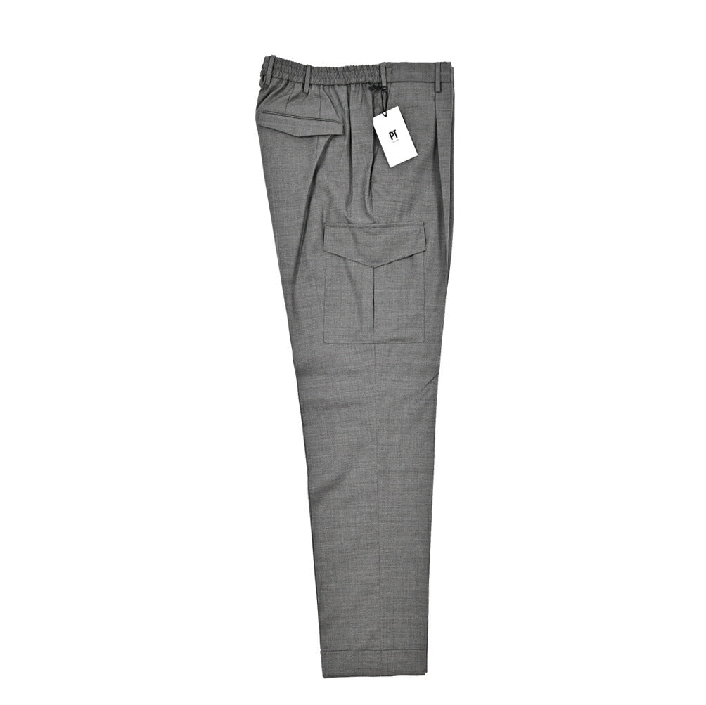 SALE|PT TORINO "MASTER FIT" ストレッチウール イージーカーゴパンツ|423359 - 46|GUARDAROBA MILANO OFFICIAL STORE