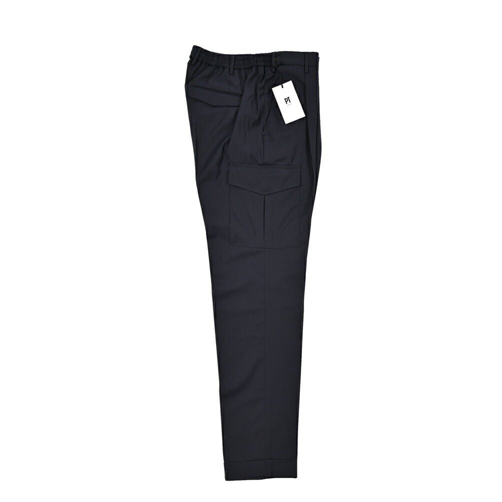 SALE|PT TORINO "MASTER FIT" ストレッチウール イージーカーゴパンツ|423368 - 46|GUARDAROBA MILANO OFFICIAL STORE
