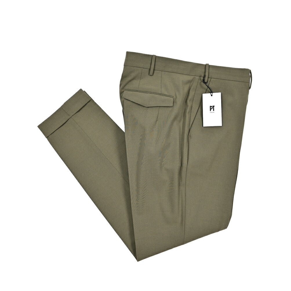 SALE|PT TORINO "MASTER FIT" ストレッチウール ノータックスラックス|423596 - 54|GUARDAROBA MILANO OFFICIAL STORE
