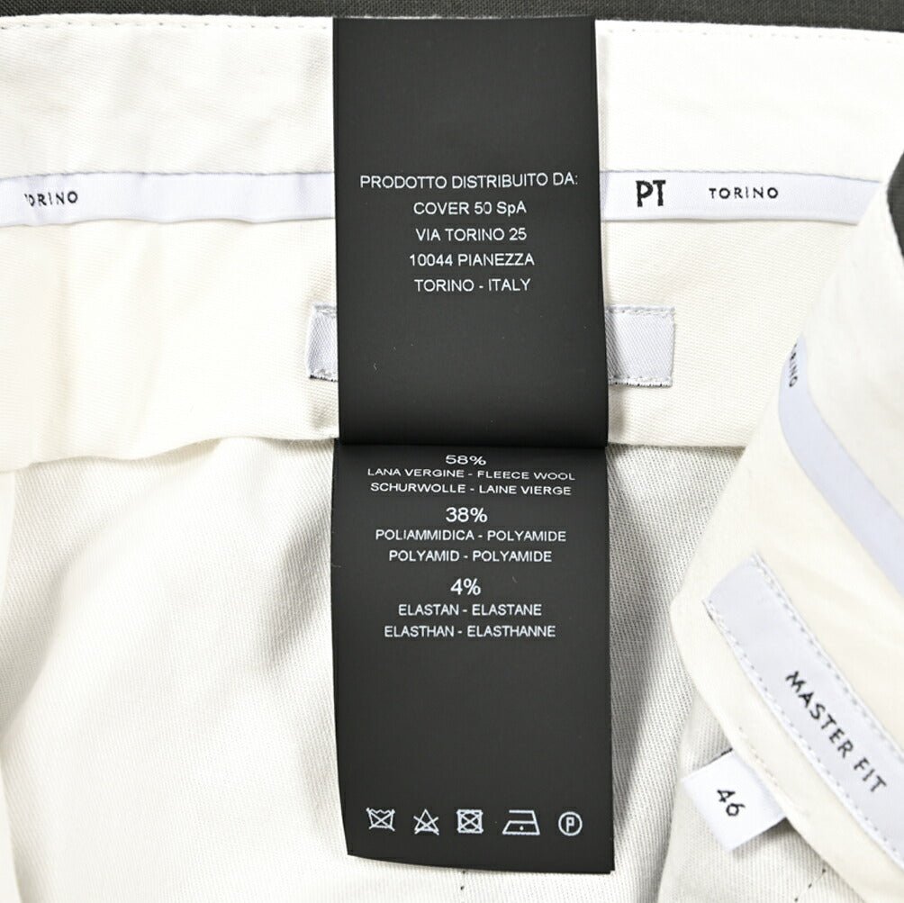 SALE|PT TORINO "MASTER FIT" ストレッチウール ノータックテーパードスラックス|423754 - 46|GUARDAROBA MILANO OFFICIAL STORE