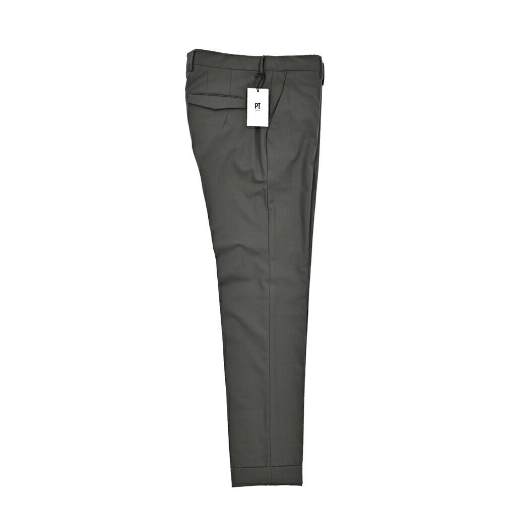 SALE|PT TORINO "MASTER FIT" ストレッチウール ノータックテーパードスラックス|423754 - 46|GUARDAROBA MILANO OFFICIAL STORE