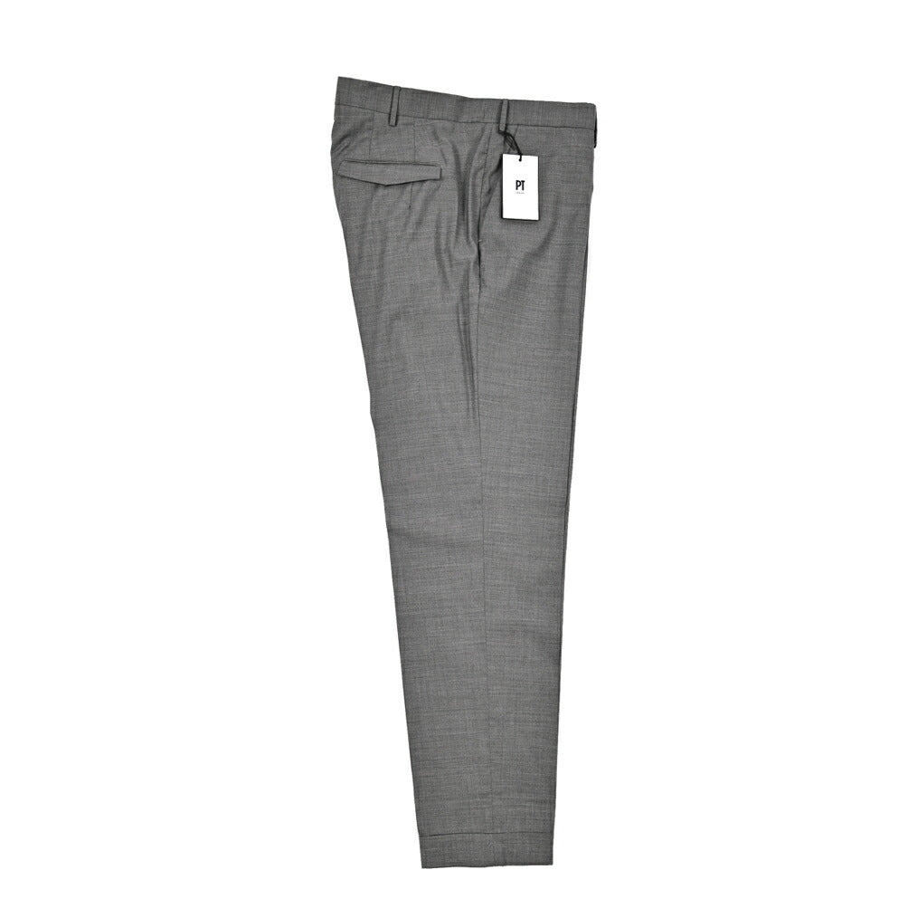 SALE|PT TORINO "MASTER FIT" ストレッチウール ワンタックテーパードスラックス|423771|GUARDAROBA MILANO OFFICIAL STORE
