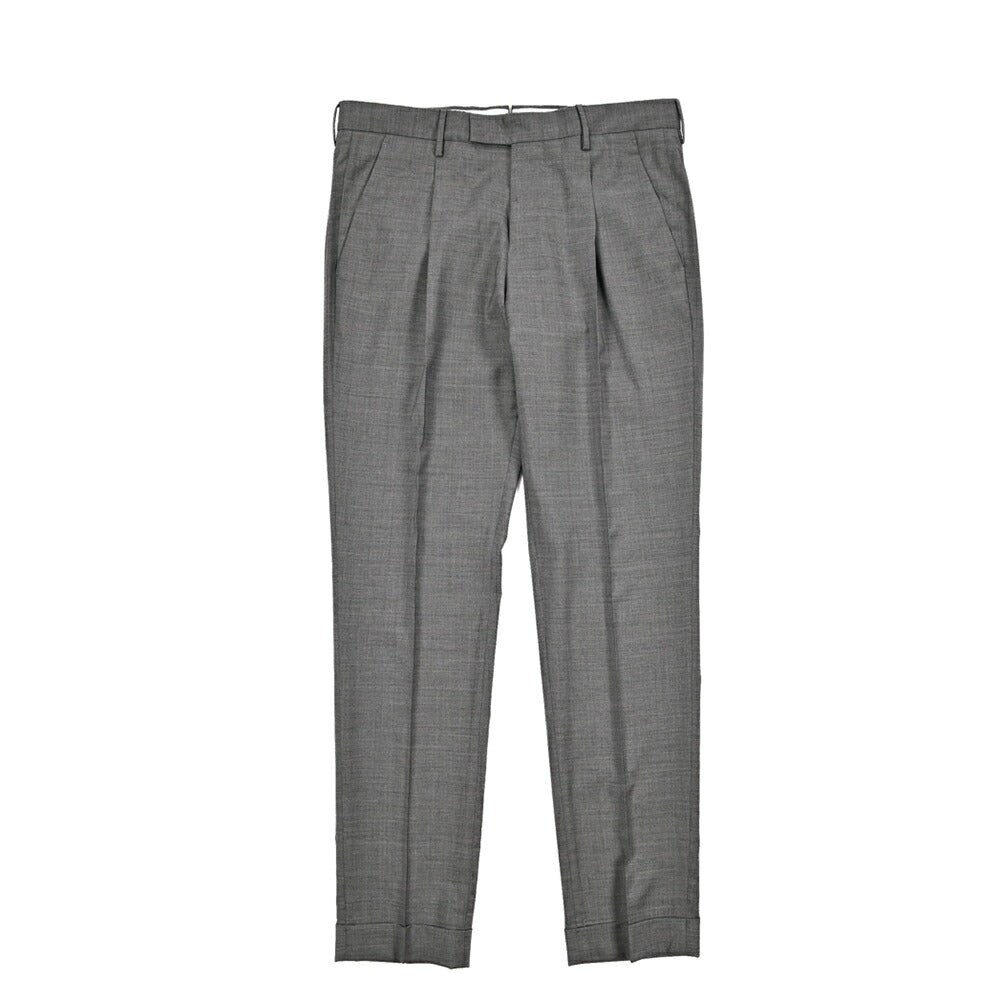 SALE|PT TORINO "MASTER FIT" ストレッチウール ワンタックテーパードスラックス|423773|GUARDAROBA MILANO OFFICIAL STORE