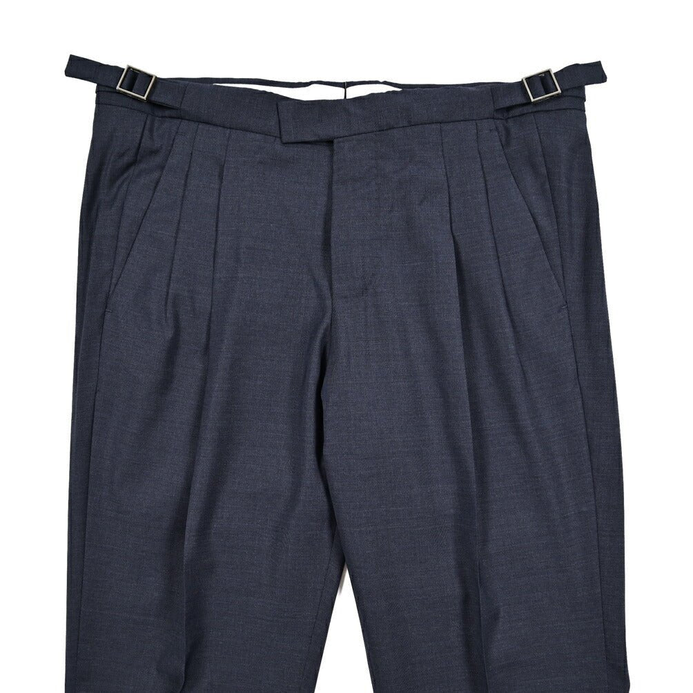 SALE|PT TORINO "MASTER FIT" ストレッチウール ベルトレステーパードスラックス|423826 - 48|GUARDAROBA MILANO OFFICIAL STORE