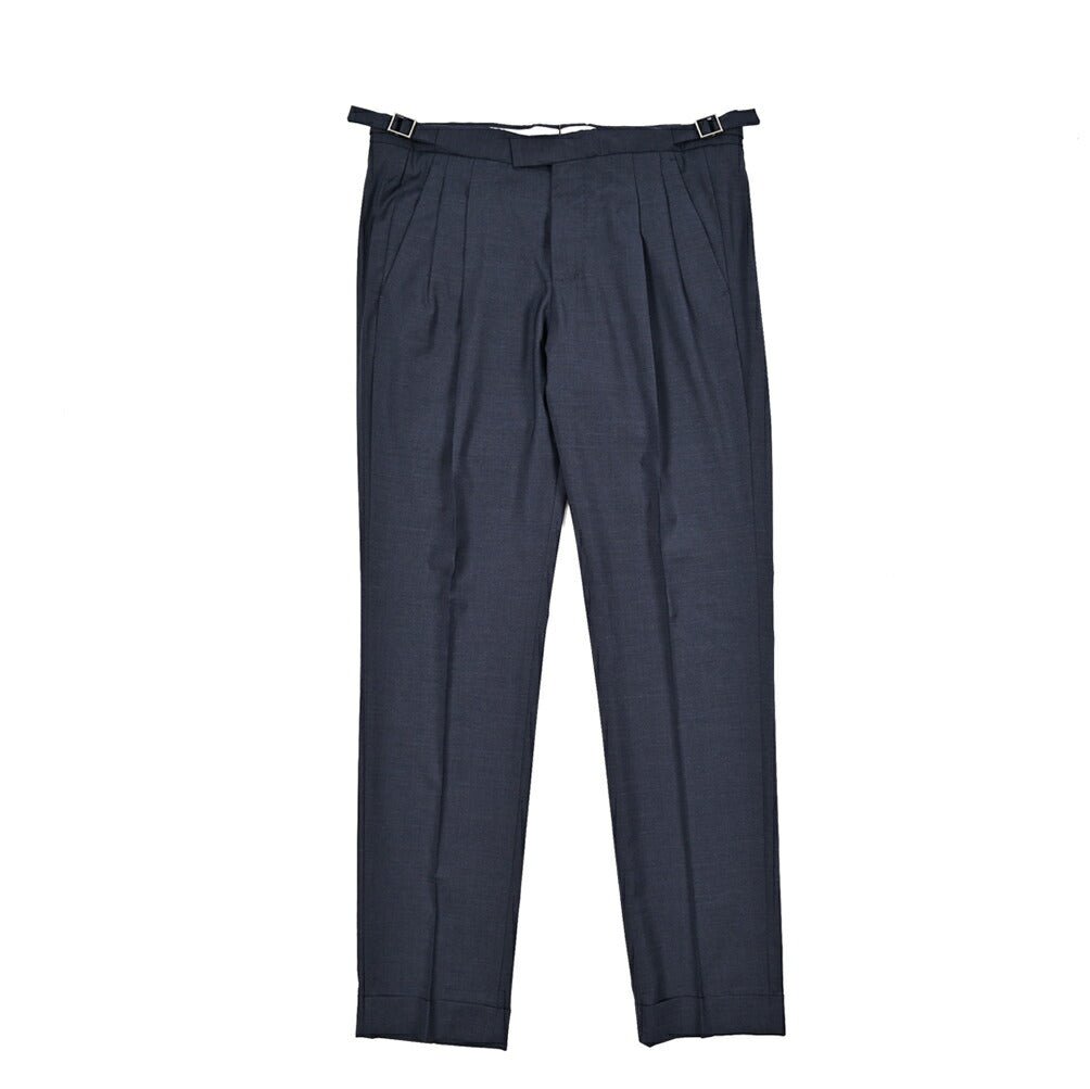 SALE|PT TORINO "MASTER FIT" ストレッチウール ベルトレステーパードスラックス|423826 - 48|GUARDAROBA MILANO OFFICIAL STORE