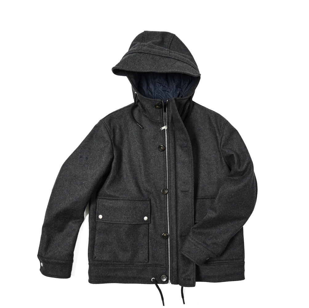 SALE|PT TORINO ウールメルトン フード付きブルゾン / PT01|397454 - B - 48|GUARDAROBA MILANO OFFICIAL STORE