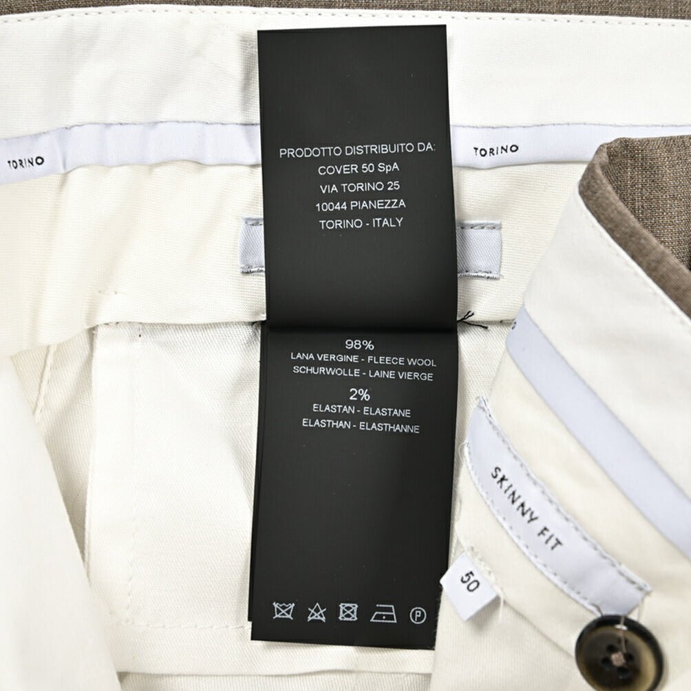 SALE|PT TORINO "SKINNY FIT" ストレッチウール ノータックスキニースラックス|423137 - 50|GUARDAROBA MILANO OFFICIAL STORE