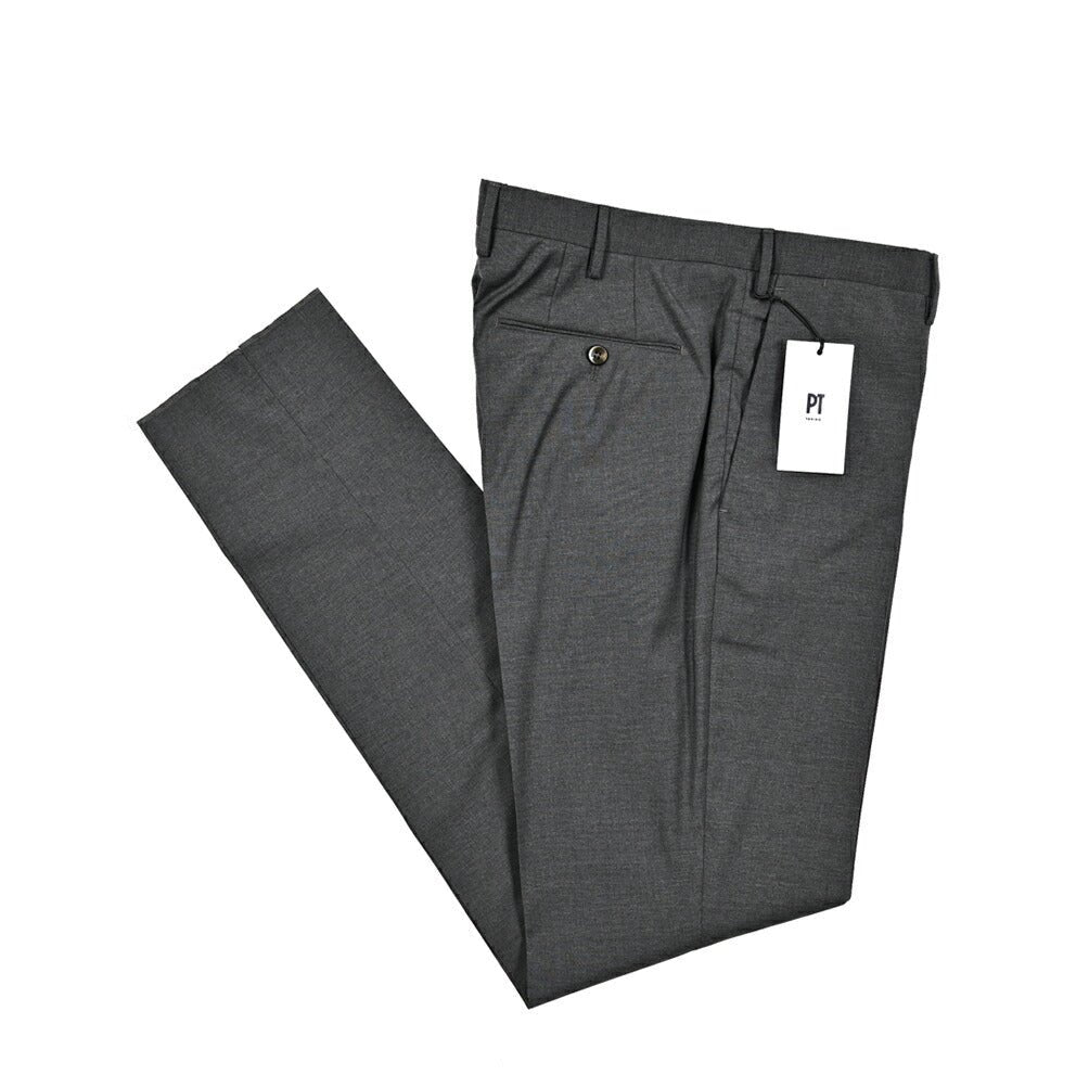 SALE|PT TORINO "SKINNY FIT" ストレッチウール ノータックスラックス|423498|GUARDAROBA MILANO OFFICIAL STORE