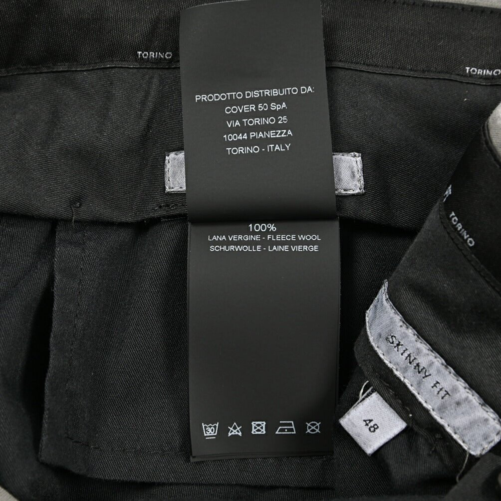 SALE|PT TORINO "SKINNY FIT" SUPER 110's ヴァージンウール100% ノータックスラックス(製品染め)|423327 - 48|GUARDAROBA MILANO OFFICIAL STORE