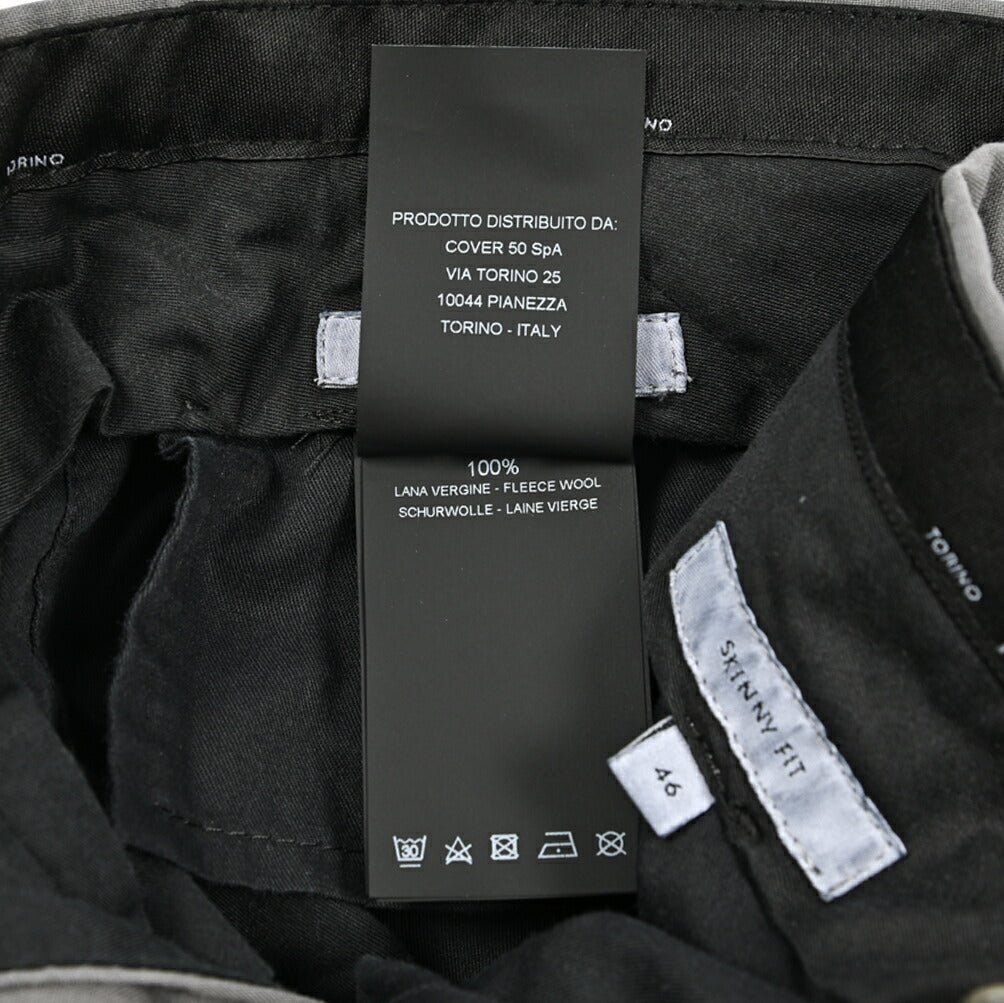 SALE|PT TORINO "SKINNY FIT" SUPER 110's ヴァージンウール100% ノータックスキニースラックス (製品染め)|423486 - 50|GUARDAROBA MILANO OFFICIAL STORE