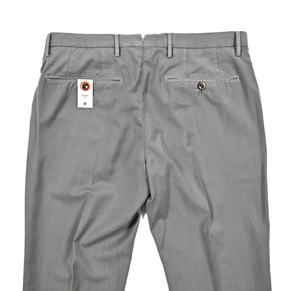 SALE|PT TORINO "SKINNY FIT" SUPER 110's ヴァージンウール100% ノータックスキニースラックス (製品染め)|423486 - 50|GUARDAROBA MILANO OFFICIAL STORE