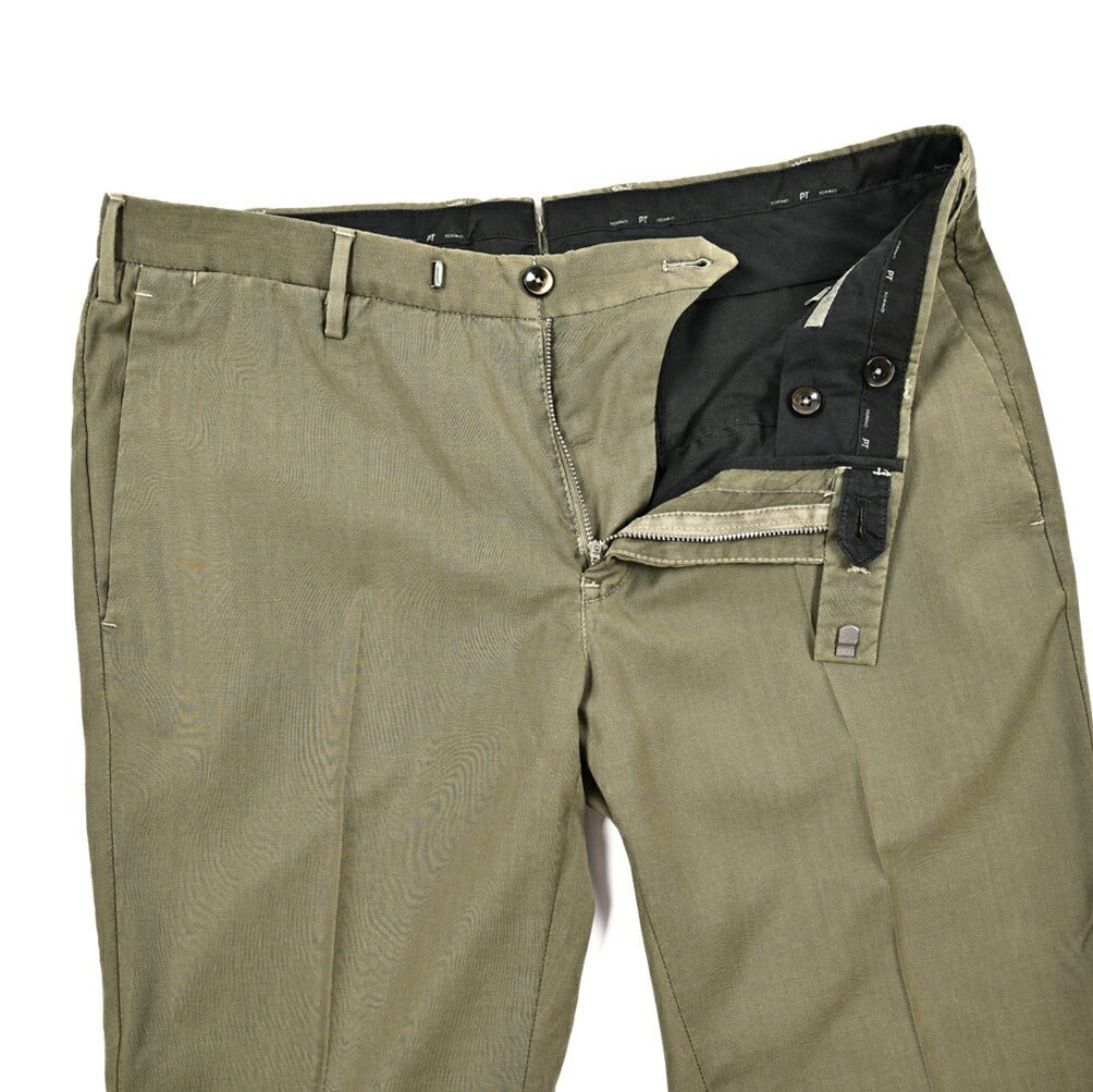 SALE|PT TORINO "SKINNY FIT" SUPER 110's ヴァージンウール 100% ノータックスラックス (製品染め)|423589 - 48|GUARDAROBA MILANO OFFICIAL STORE