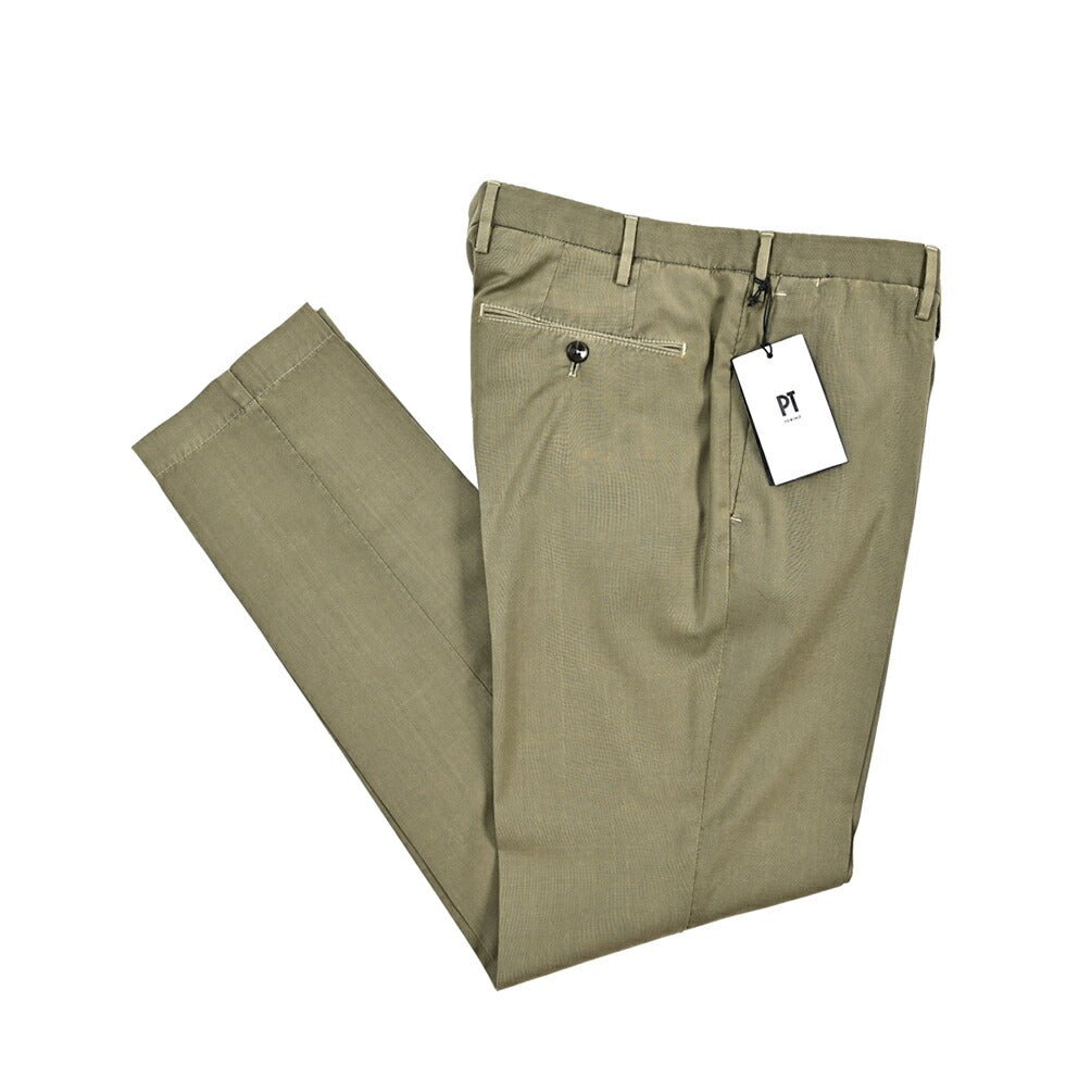 SALE|PT TORINO "SKINNY FIT" SUPER 110's ヴァージンウール 100% ノータックスラックス (製品染め)|423589 - 48|GUARDAROBA MILANO OFFICIAL STORE
