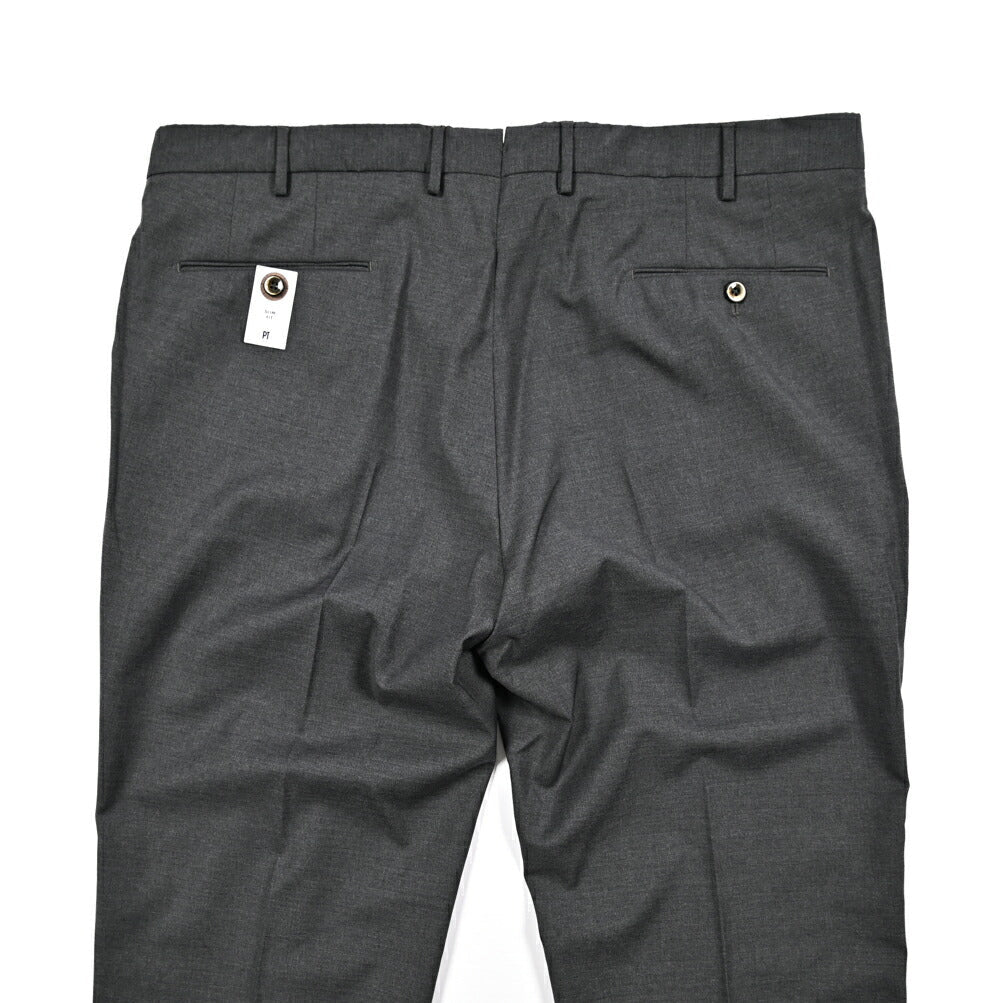SALE|PT TORINO "SLIM FIT" ストレッチウール ノータックスラックス|423342|GUARDAROBA MILANO OFFICIAL STORE