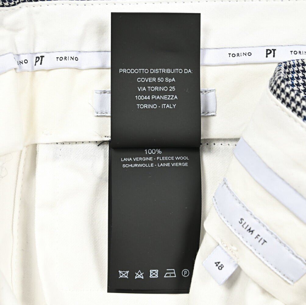 SALE|PT TORINO "SLIM FIT" SUPER 100's ヴァージンウール 100% ノータックスラックス|423093 - 48|GUARDAROBA MILANO OFFICIAL STORE