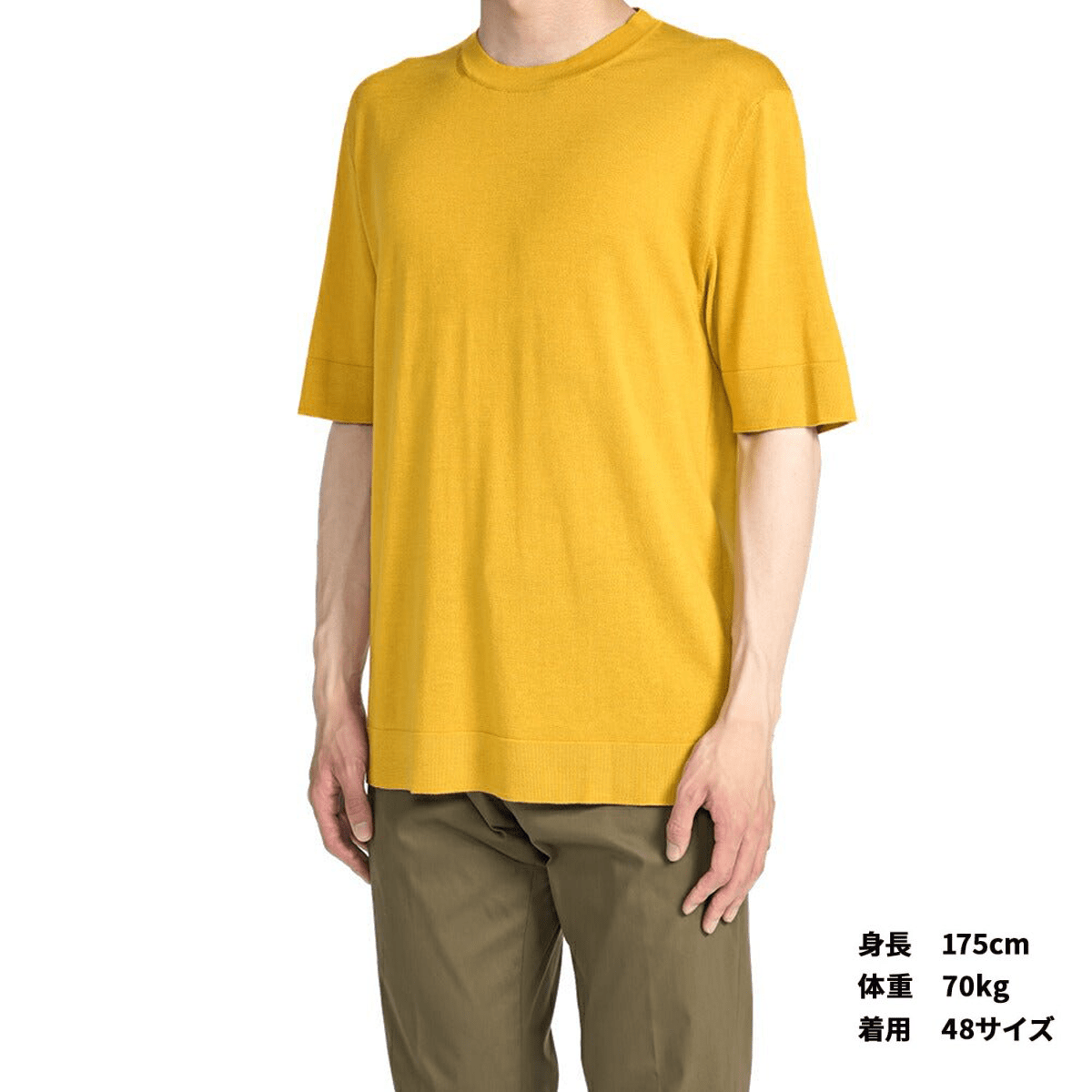 SALE|PT TORINO コットンシルク クルーネック半袖ニットTシャツ / PT01|393962 - D - 50|GUARDAROBA MILANO OFFICIAL STORE