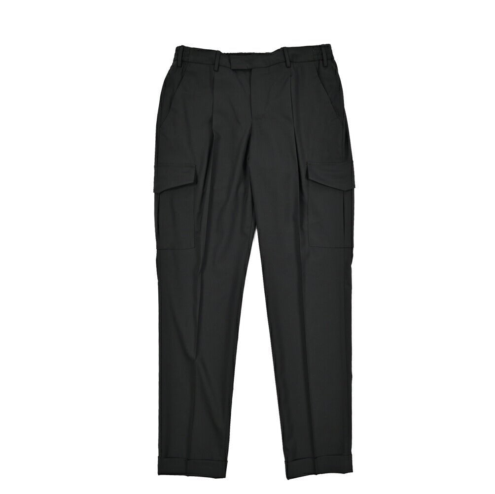 SALE|PT TORINO Travel "MASTER FIT" 高機能ストレッチウール ワンタックテーパードスラックス (TECHNO WASHBLE WOOL)|423659 - 48|GUARDAROBA MILANO OFFICIAL STORE