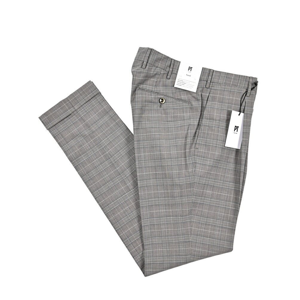 SALE|PT TORINO Travel "SUPERSLIM FIT" ストレッチウール ワンタックスラックス|423034 - 48|GUARDAROBA MILANO OFFICIAL STORE