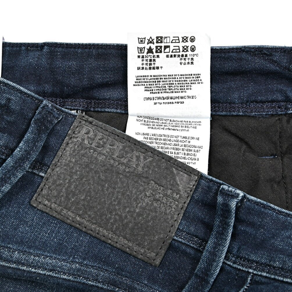 SALE|REPLAY ANBASS ストレッチデニム スリムフィットジーンズ / M914|429228-W29-L30|GUARDAROBA MILANO OFFICIAL STORE