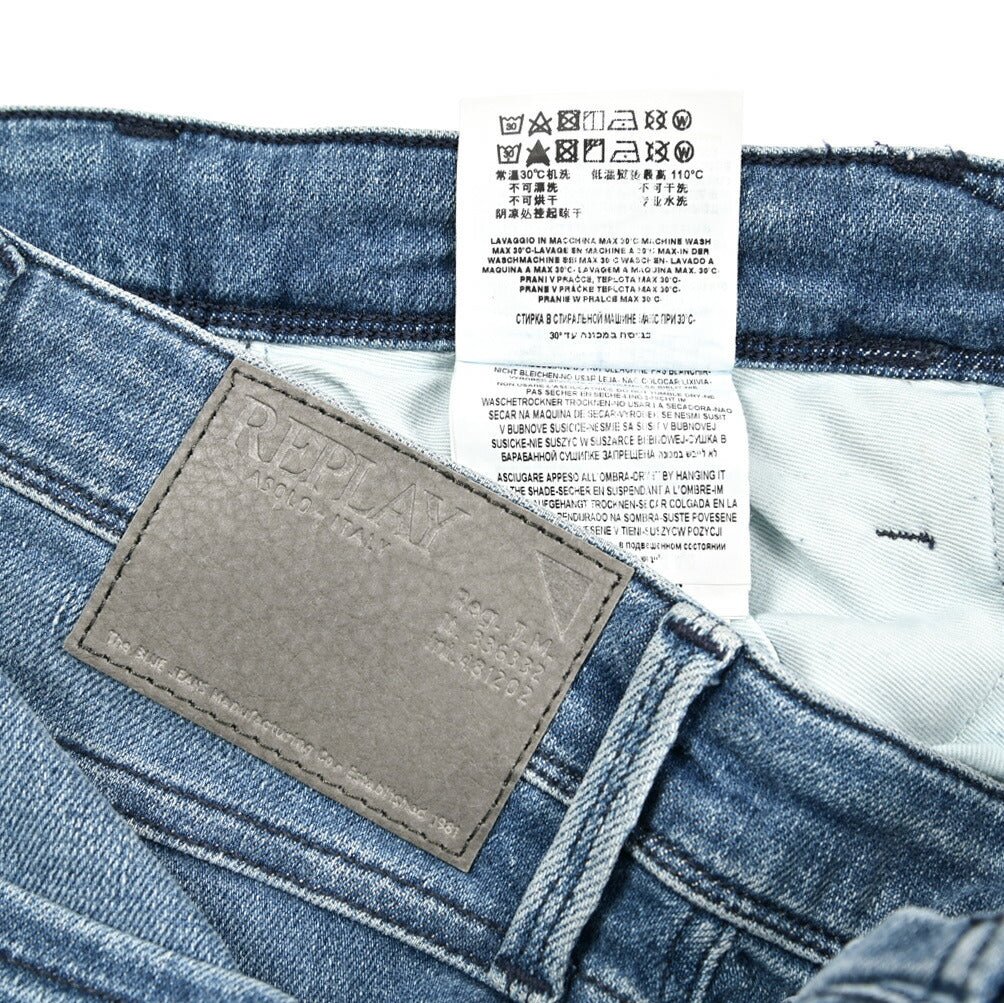 SALE|REPLAY ANBASS ストレッチデニム スリムフィットジーンズ / M914|429233-W32-L34|GUARDAROBA MILANO OFFICIAL STORE