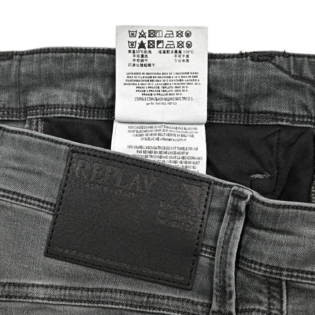 SALE|REPLAY ANBASS ストレッチデニム スリムフィットジーンズ / M914|429236-W31-L32|GUARDAROBA MILANO OFFICIAL STORE