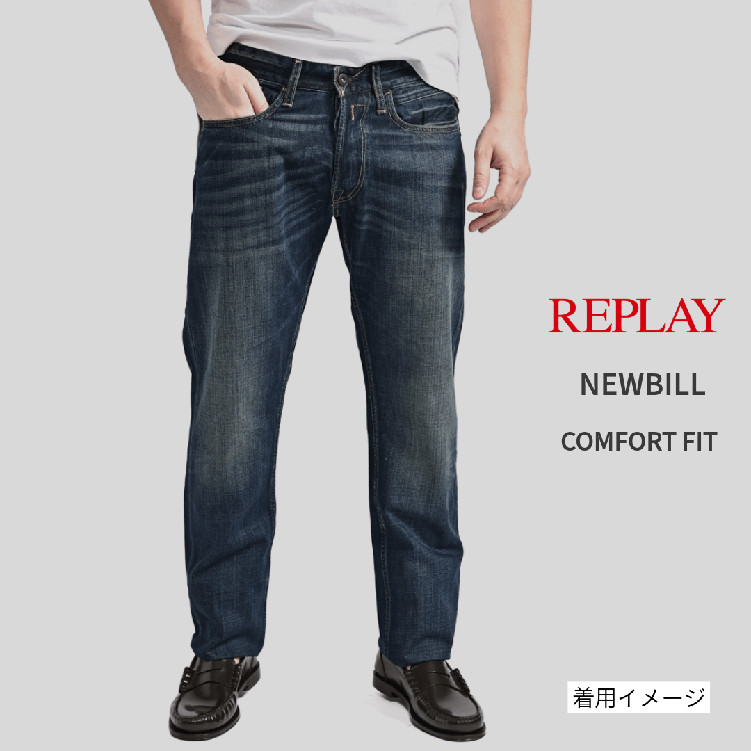 SALE|REPLAY NEWBILL ストレッチデニム コンフォートフィットジーンズ / MA955|429289-W33-L34|GUARDAROBA MILANO OFFICIAL STORE
