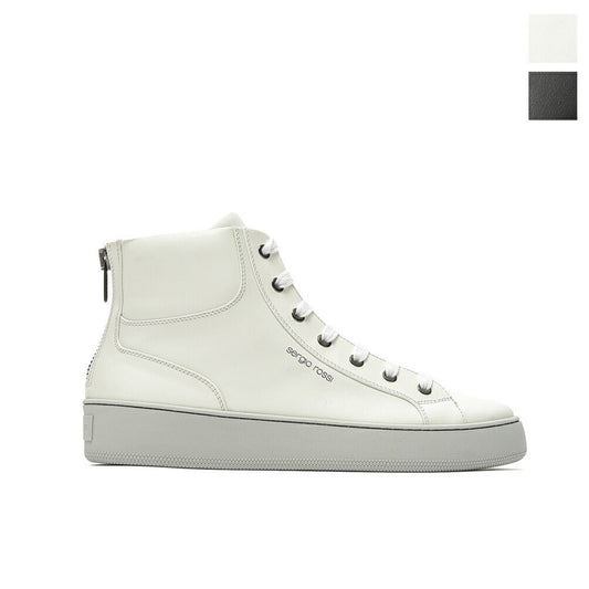 SALE|Sergio Rossi sr1 ADDICT オールレザーハイカットジップスニーカー|408329 - A - 5|GUARDAROBA MILANO OFFICIAL STORE