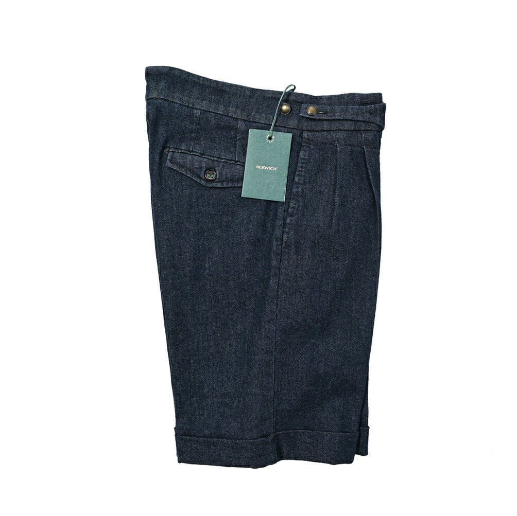STOCK SALE|BERWICH RAFFI ストレッチデニム グルカショーツ|GUARDAROBA MILANO OFFICIAL STORE