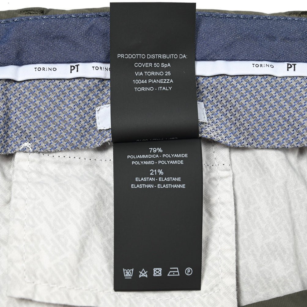 SALE|PT TORINO ACTIVE SUPERSLIM FIT 高機能ストレッチナイロン ノータックスラックス / PT01 KULT|405880 - B - 48|GUARDAROBA MILANO OFFICIAL STORE