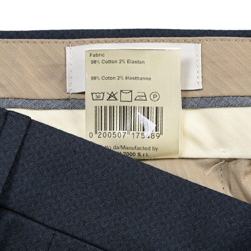 SUMMER SALE|26SS BERWICH “RETRO THECA 1P” ストレッチコットン ワンタックパンツ ネイビー(navy) 44 | GUARDAROBA MILANO OFFICIAL STORE