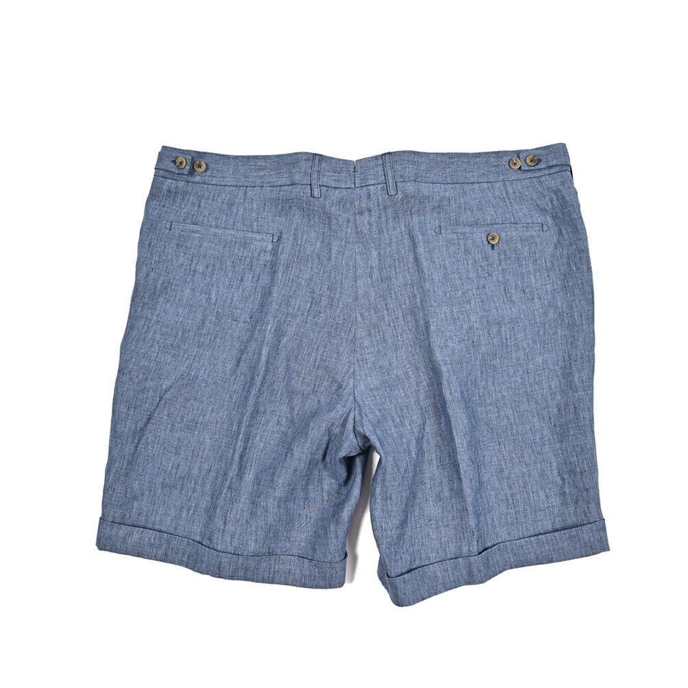 SUMMER SALE|BERWICH "BER_MUDA" リネン100% ワンタックバミューダショーツ|424241 - XL|GUARDAROBA MILANO OFFICIAL STORE