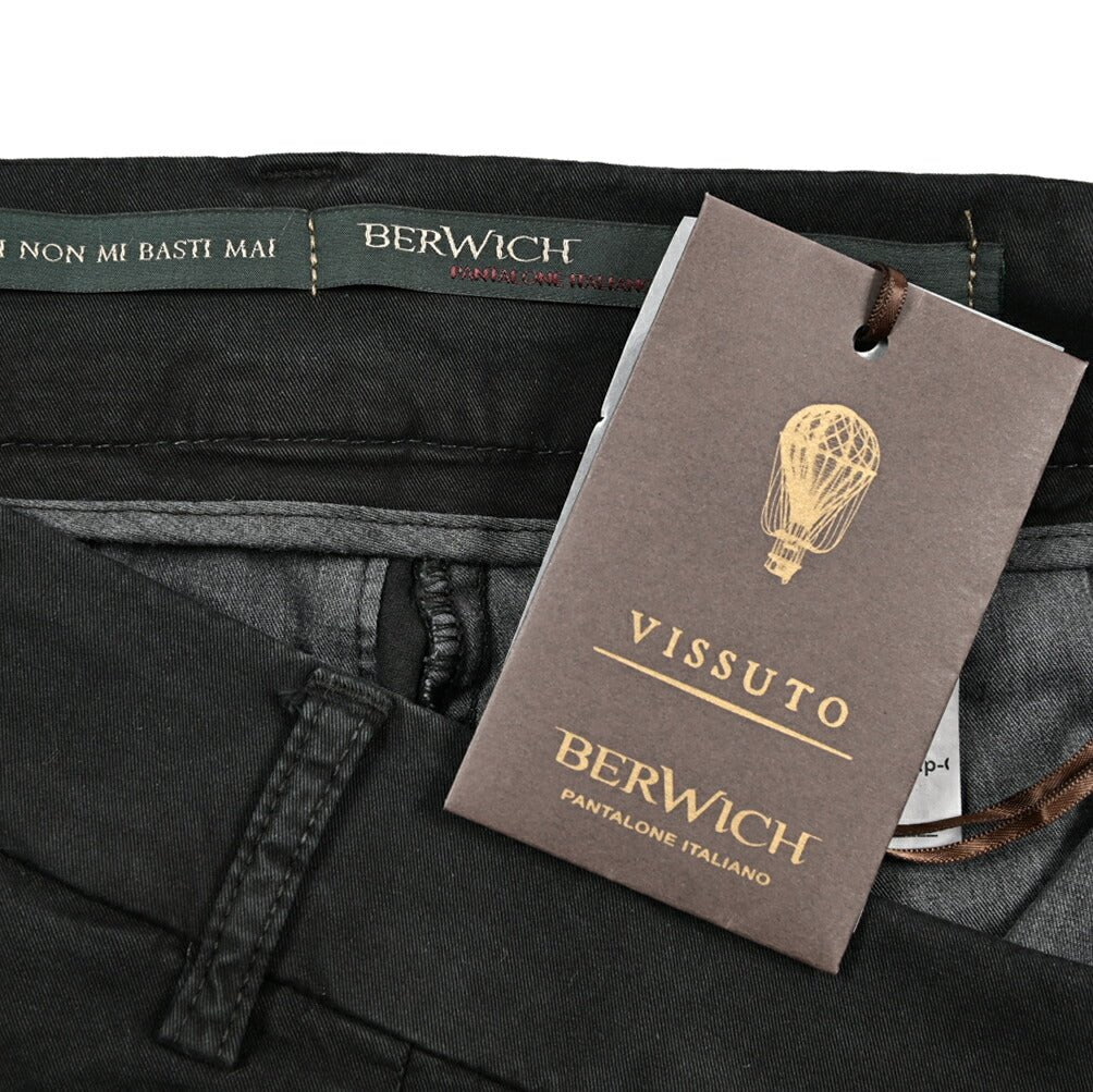 SUMMER SALE|BERWICH "BER_MUDA 2P" ストレッチコットン ツータックバミューダショーツ (製品染め)|424246|GUARDAROBA MILANO OFFICIAL STORE