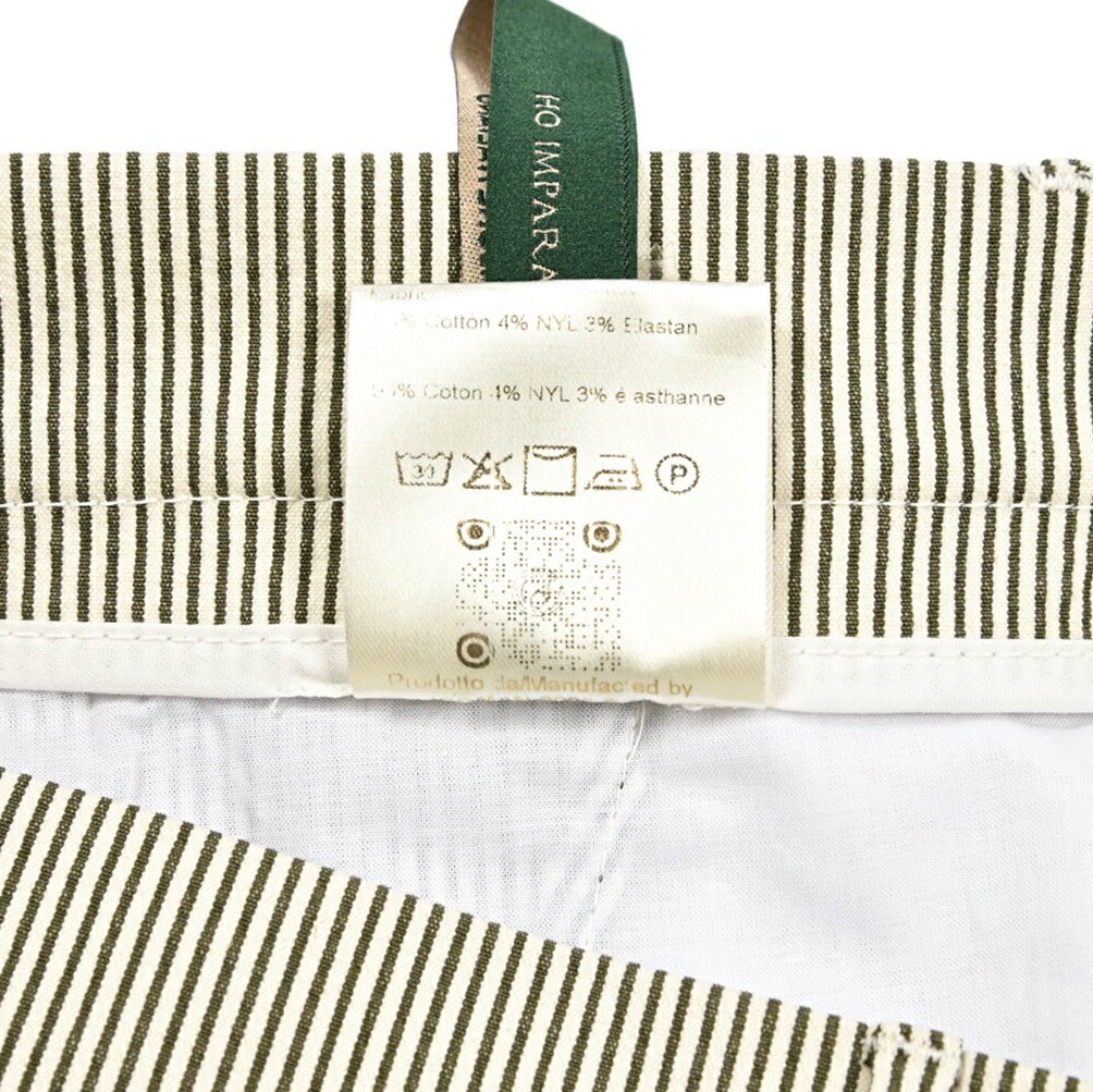 SUMMER SALE|BERWICH "BER_MUDA" シアサッカーコットン ストレッチショーツ|424163 - 46|GUARDAROBA MILANO OFFICIAL STORE