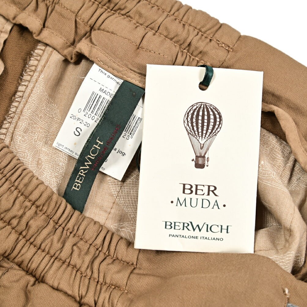 SUMMER SALE|BERWICH "BER_MUDA" ストレッチコットン ドローコード付きショーツ|424227 - XS|GUARDAROBA MILANO OFFICIAL STORE