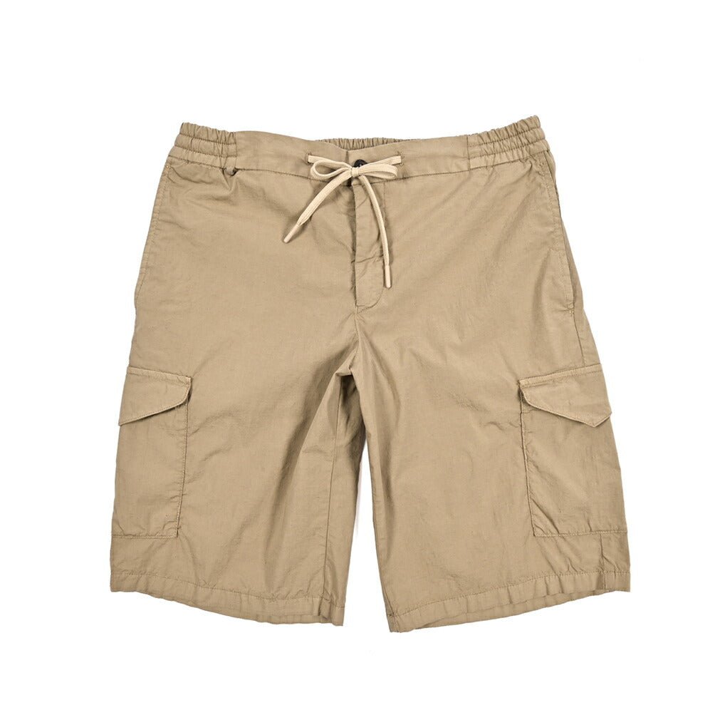 SUMMER SALE|BERWICH "BER_MUDA" ストレッチコットン リネン混カーゴショーツ|424239 - M|GUARDAROBA MILANO OFFICIAL STORE